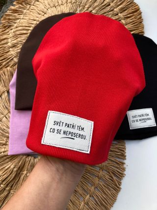 POZOR, POZOR ⚠️ Máte tady novinky, které vás doufám potěší. Nově u dámských čepic najdete nový nápis a také nové barvy -...